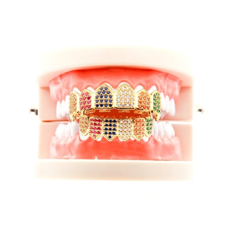Custom Lil Yatchy Colorful Tooth Grillz - Image 9