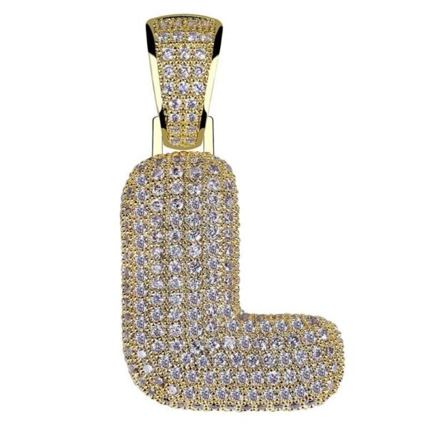Iced Out Bubble Alphabet Chain - Image 10