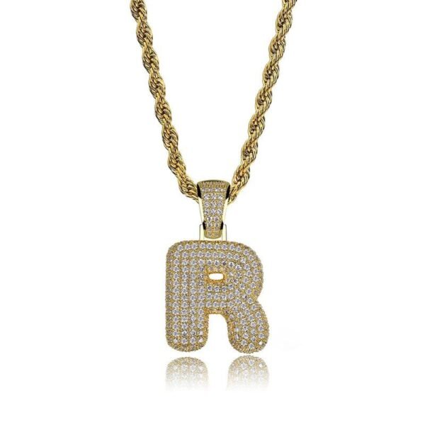 Iced Out Bubble Alphabet Chain - Image 16
