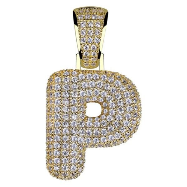 Iced Out Bubble Alphabet Chain - Image 14