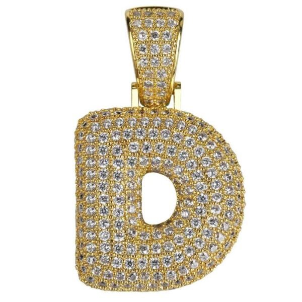 Iced Out Bubble Alphabet Chain - Image 5