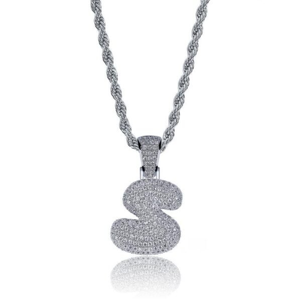 Iced Out Bubble Alphabet Chain - Image 17