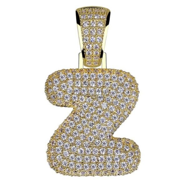 Iced Out Bubble Alphabet Chain - Image 23