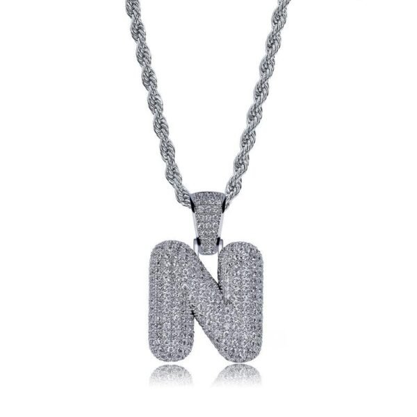 Iced Out Bubble Alphabet Chain - Image 12