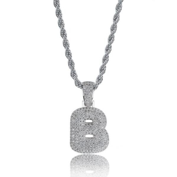 Iced Out Bubble Alphabet Chain - Image 3