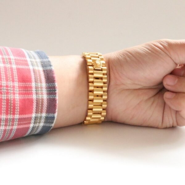 Gold Presidential RoIlie Bracelet - Image 2