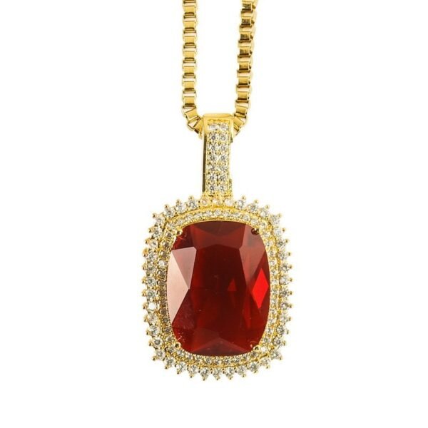 Royalty Micro Paved Red Ruby Chain - Image 4