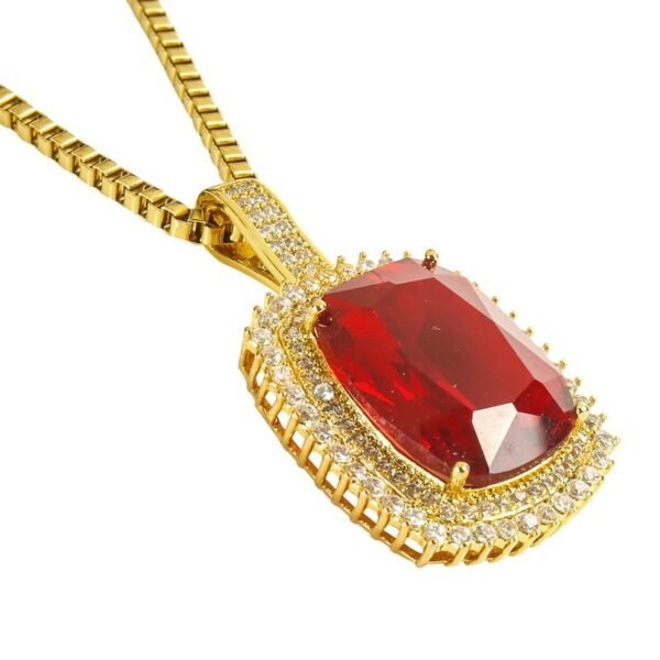 Royalty Micro Paved Red Ruby Chain