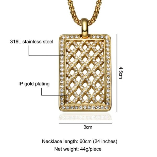 Cubana Net Dog Tag Chain - Image 7