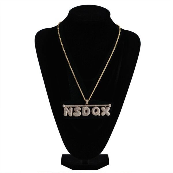 Bubble Letter Customized Name | Real Gold Plating - Image 12
