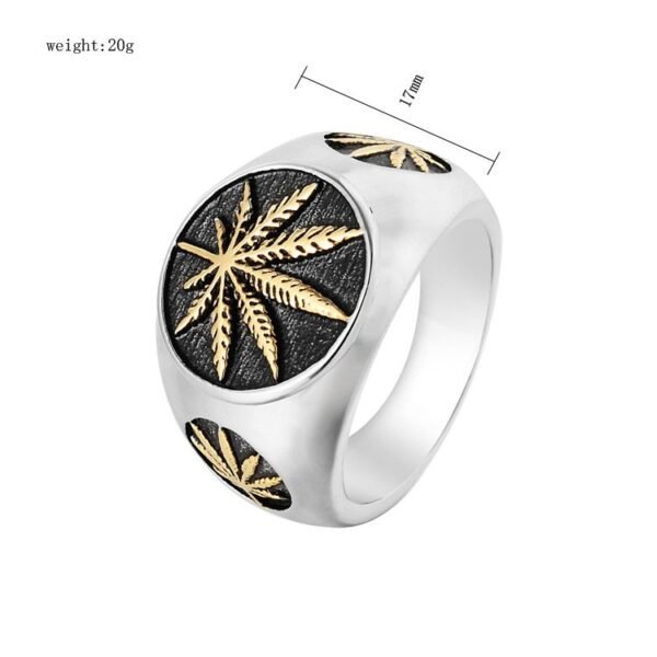 Classic Silver Maryjane Ring - Image 6