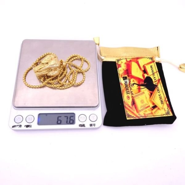 Gold 3D Elephant Chain - Image 7