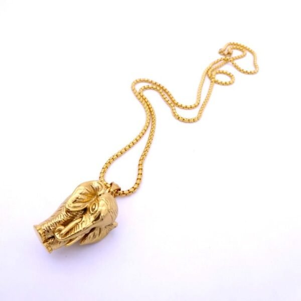 Gold 3D Elephant Chain - Image 6