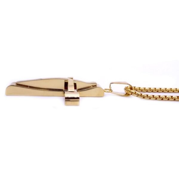 Gold Simple Christ Crucifix Chain - Image 5
