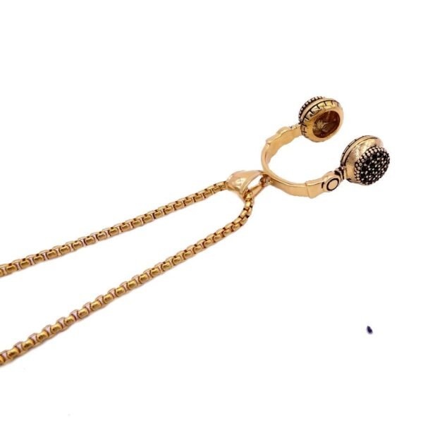 Gold DJ Headphone Chain - Image 5