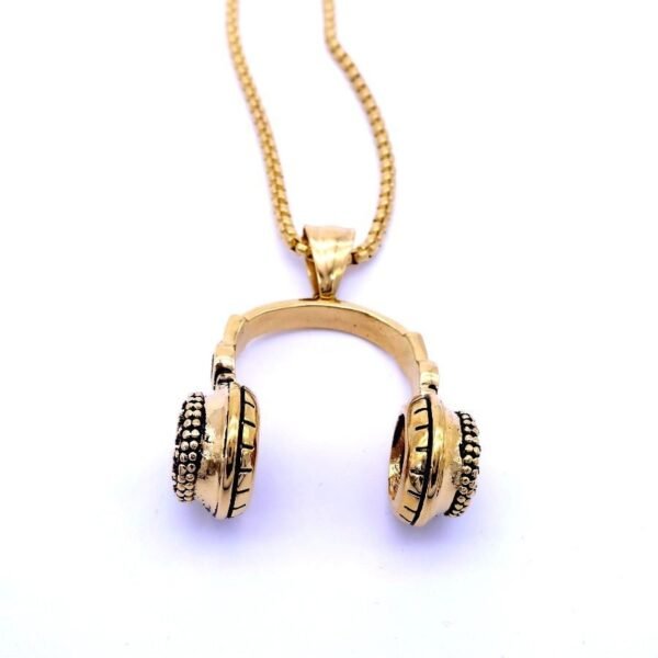 Gold DJ Headphone Chain - Image 4