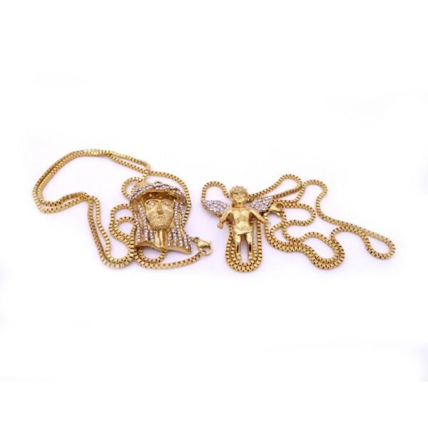 Iced Out Mini Jesus + Angel Combo - Image 10