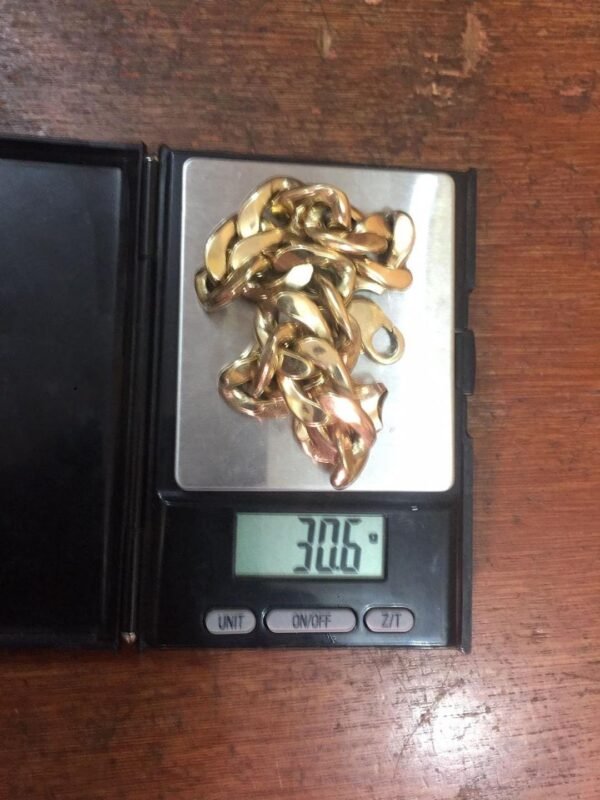 Original 18 Karat AU750 Miami Cuban Link Bracelet - Image 3