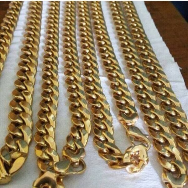 Original 18 Karat AU750 Miami Cuban Link Chain - Image 4