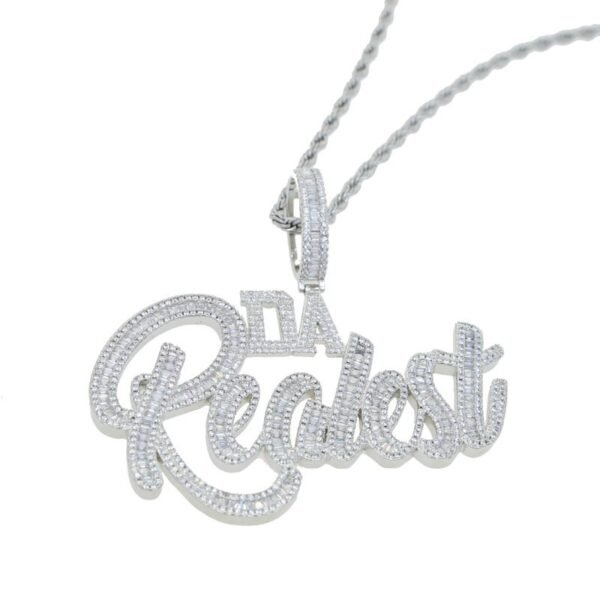 Iced Out Baguette "Da Realest" Necklace