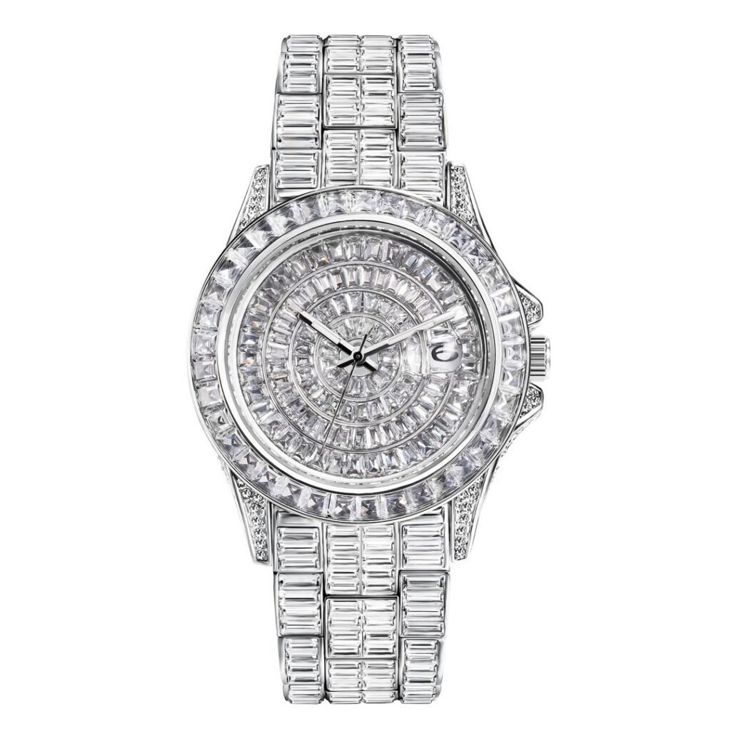 Pristino Fully Flooded Iced Out Watch - Image 3