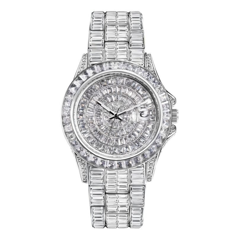 Pristino Fully Flooded Iced Out Watch - Image 3