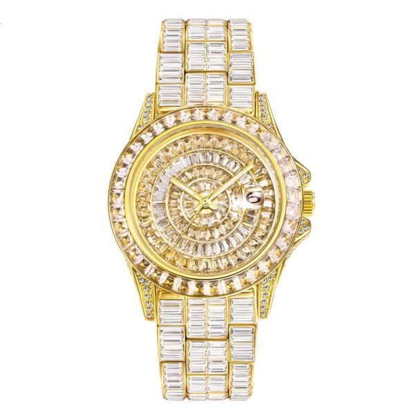 Pristino Fully Flooded Iced Out Watch