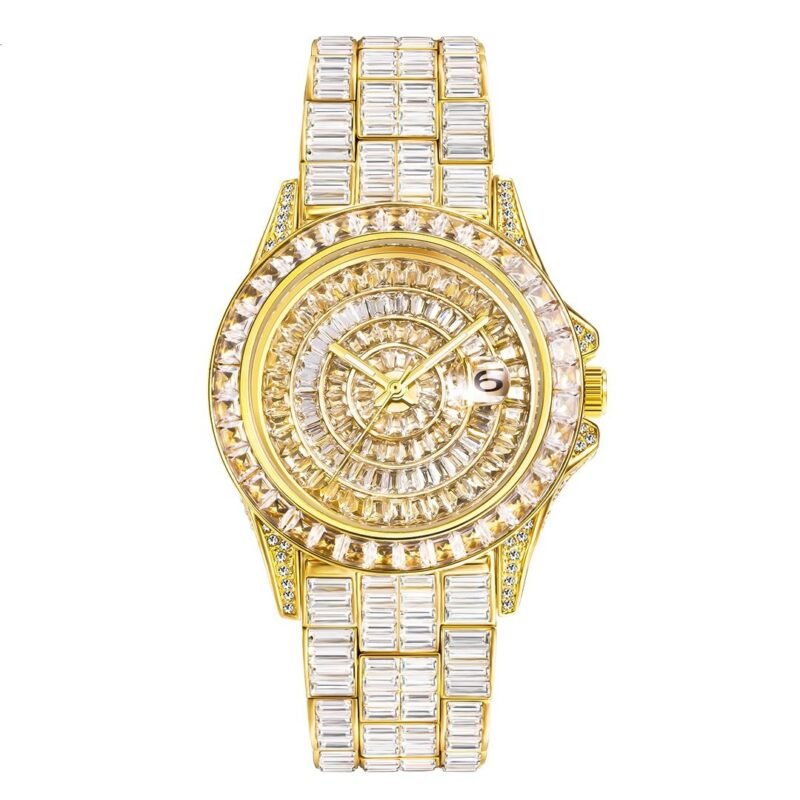Pristino Fully Flooded Iced Out Watch