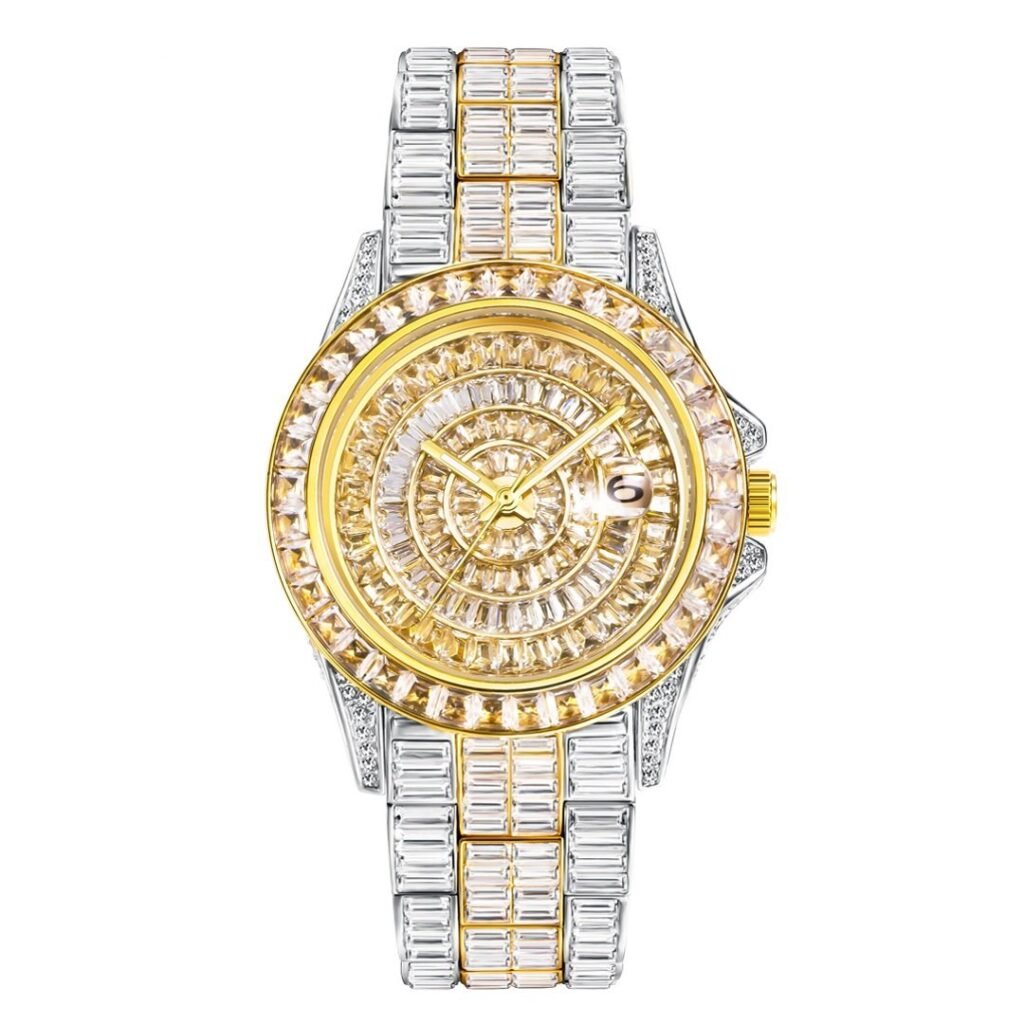 Pristino Fully Flooded Iced Out Watch - Image 4
