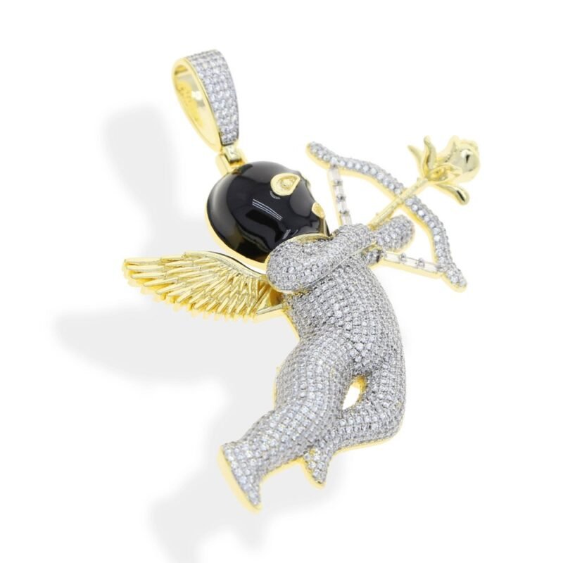 Iced Out "Arrow Thug Angel" Necklace - Image 3