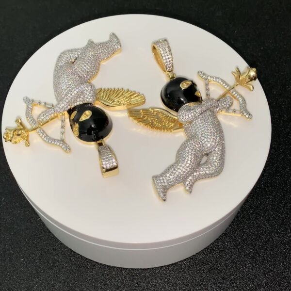 Iced Out "Arrow Thug Angel" Necklace