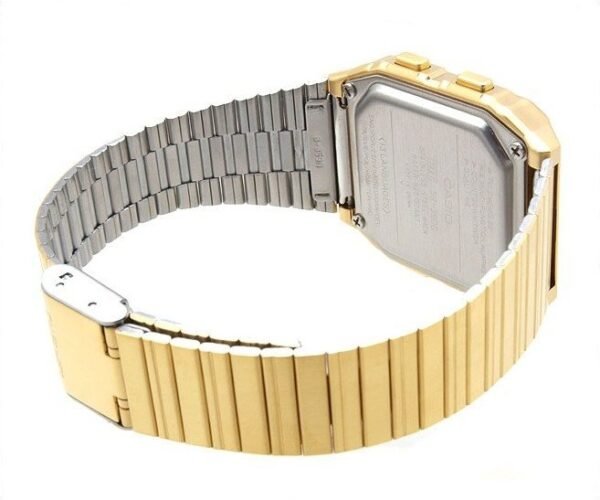 Casio Gold Data Bank Vintage Digital Dual Time Watch - Image 4