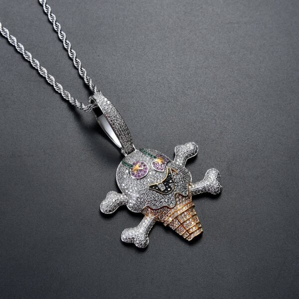 Tekashi 6ix9ine Skull Bone Ice Cream Chain - Image 2