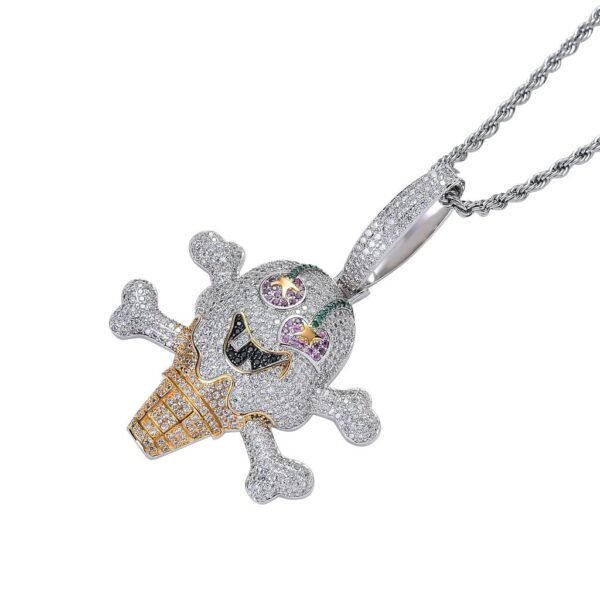Tekashi 6ix9ine Skull Bone Ice Cream Chain - Image 3