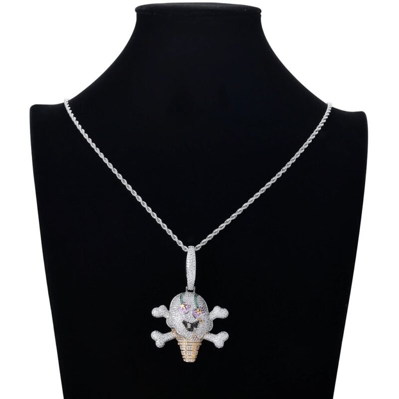 Tekashi 6ix9ine Skull Bone Ice Cream Chain - Image 5