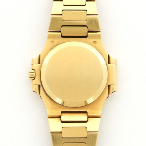 Pat ek Nautilus Deep Blue Dial Date Yellow Gold Watch - Image 6