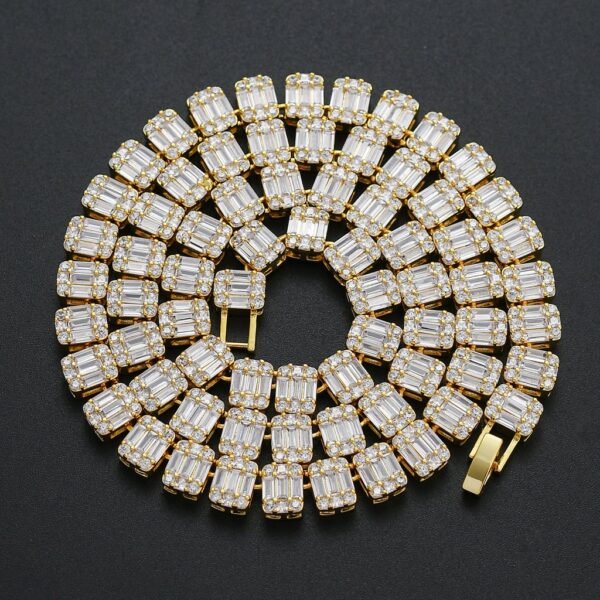 Rozay Invisible Baguette Diamond Chain - Image 2