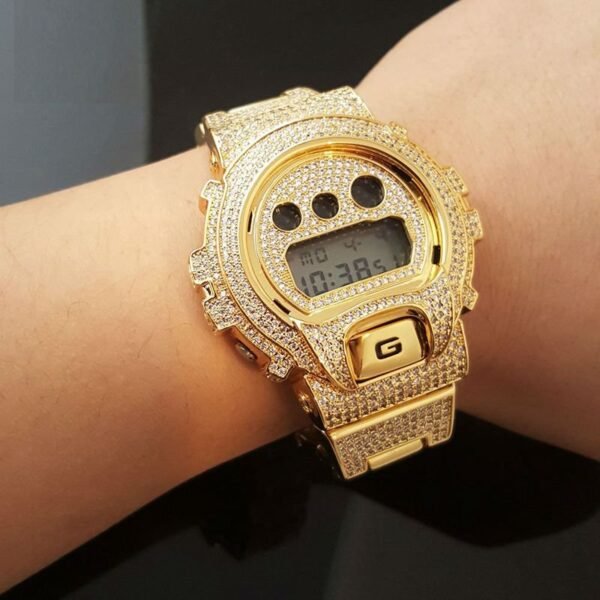Custom Casio G-Shock Full Iced Out Watch - Image 2