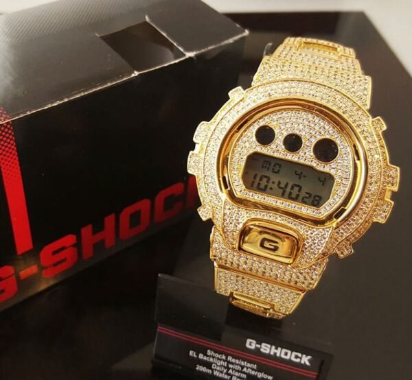 Custom Casio G-Shock Full Iced Out Watch - Image 3