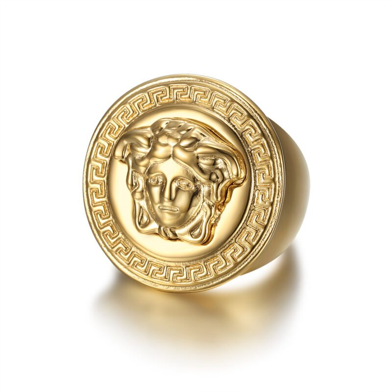 Medusa Medallion Ring - Image 3