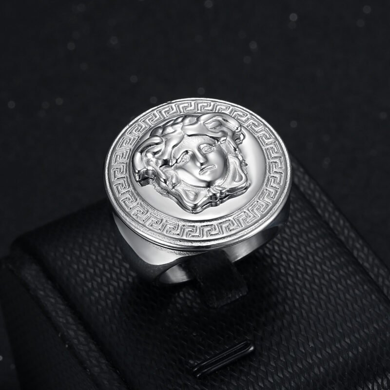 Medusa Medallion Ring - Image 4