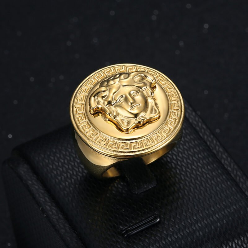 Medusa Medallion Ring - Image 5