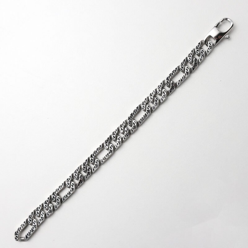 Vintage Silver With Touch Of Black Bracelet - Image 4