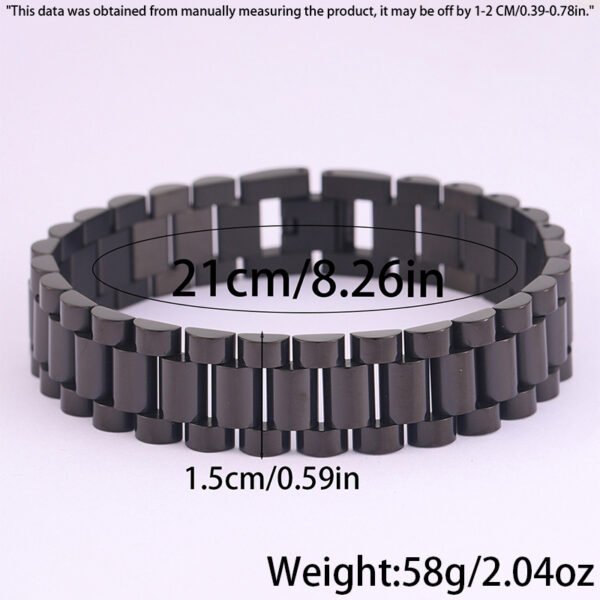 Matte Black Titanium Bracelet - Image 6