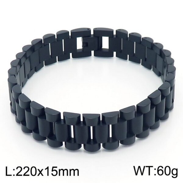 Matte Black Titanium Bracelet