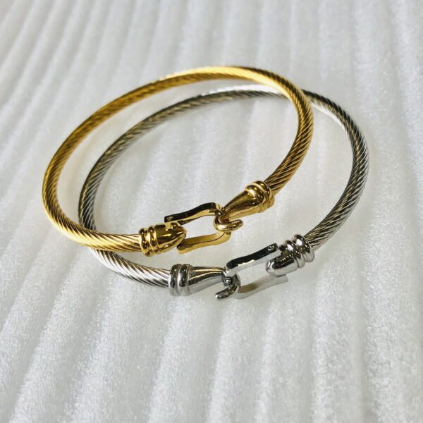 Rope Cuff Bangle Bracelet