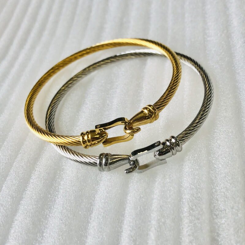 Rope Cuff Bangle Bracelet