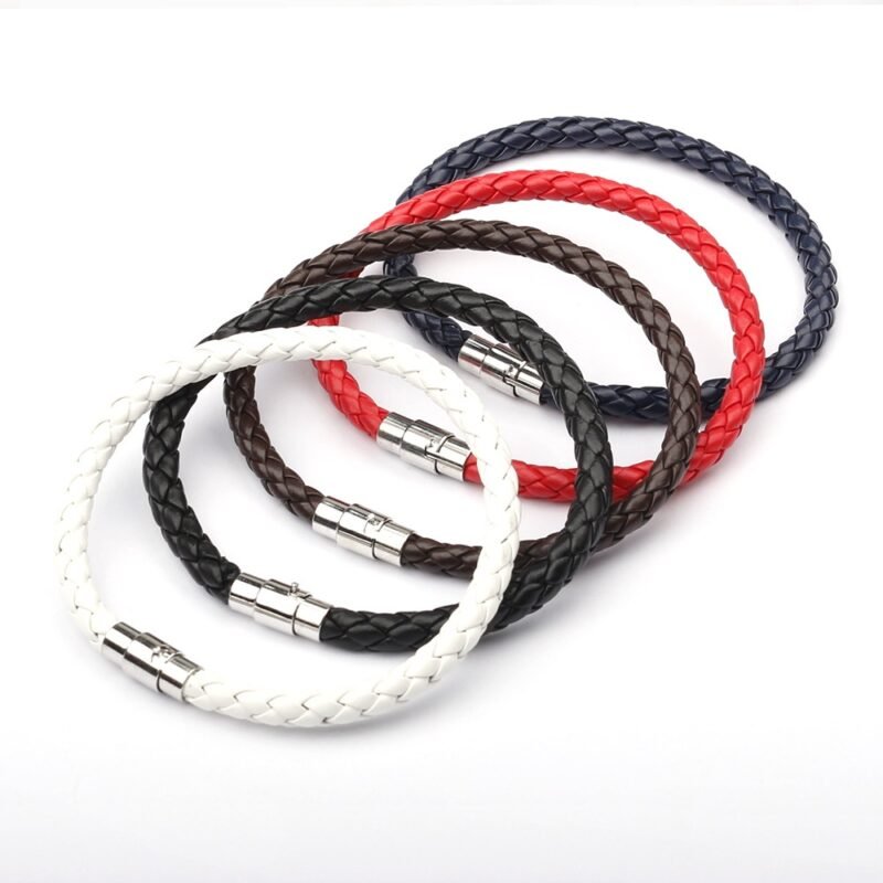Casual Cord Leather Bracelet - Image 6
