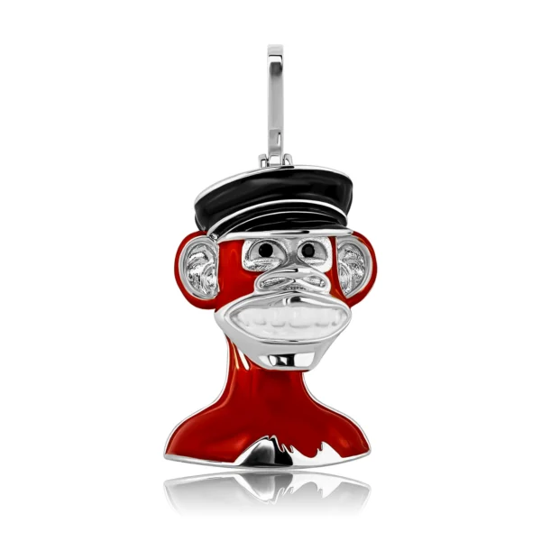 Bling Ape Head Necklace