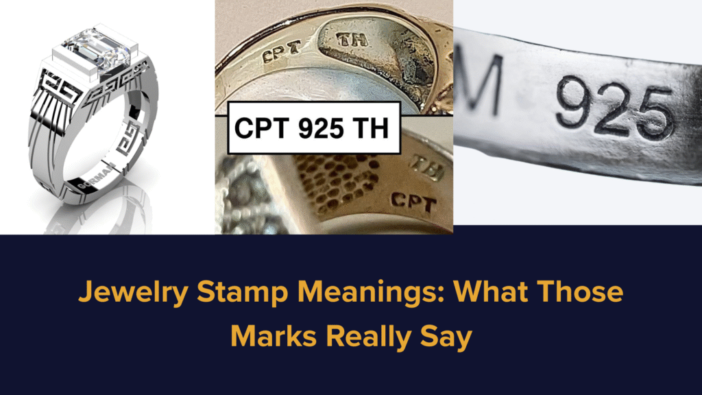 Jewelry Stamp Meanings: What Those Marks Really Say